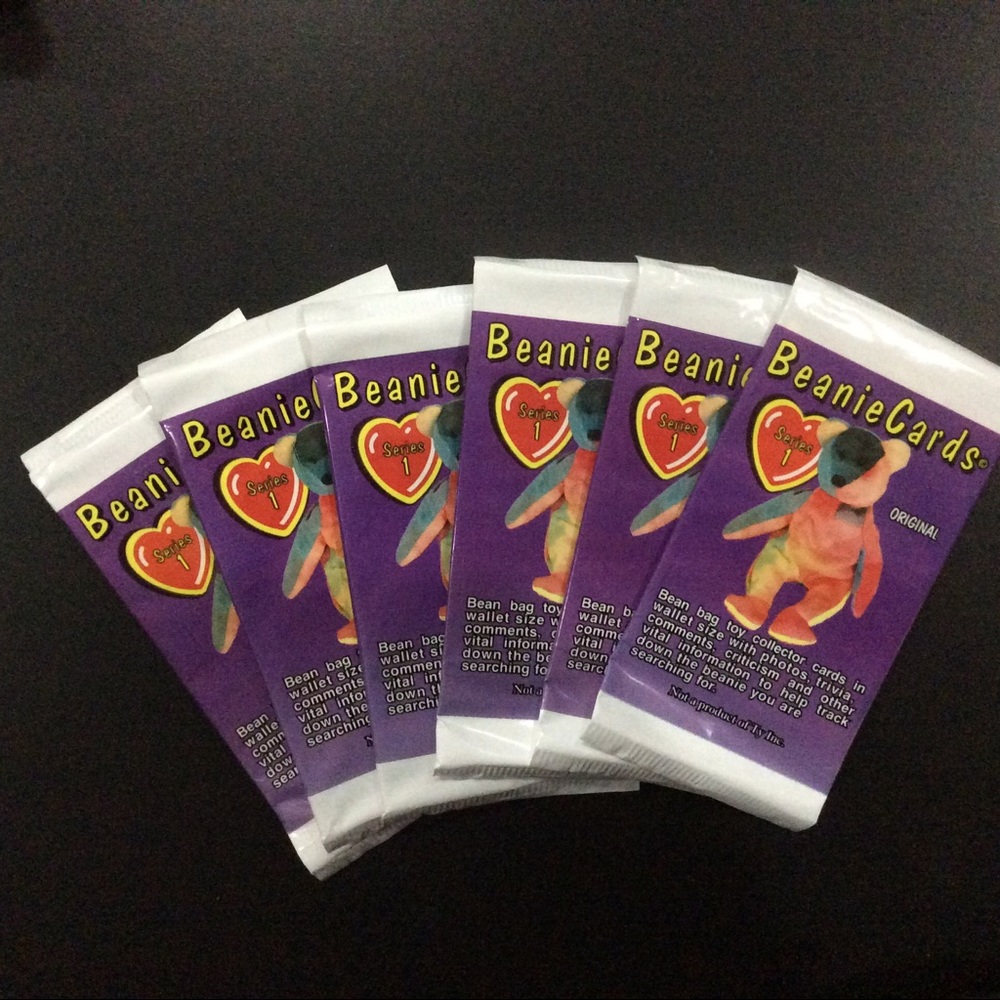 5 Beanie Cards packs of 8 by B & B Trading Ltd.